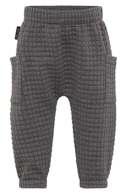 Tiny Tribe Babies'  Waffle Knit Slouch Joggers In Gray