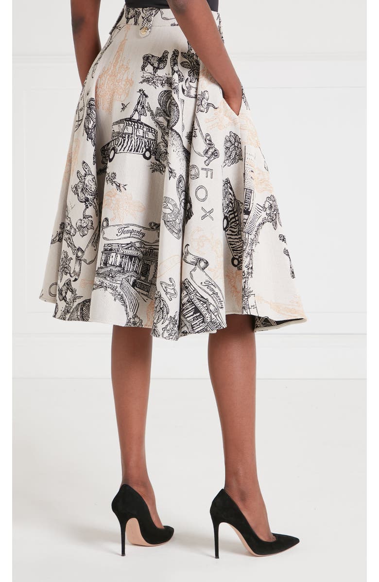 Temperly London Anniversary Skirt, Alternate, color, White