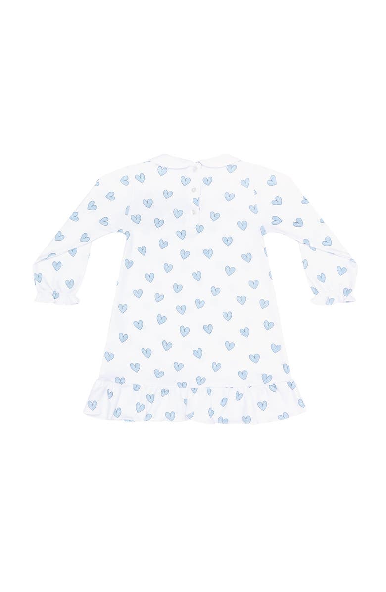 Nellapima Blue Heart Print Long Sleeve Playtime - Toddler & Little Kid, Alternate, color,