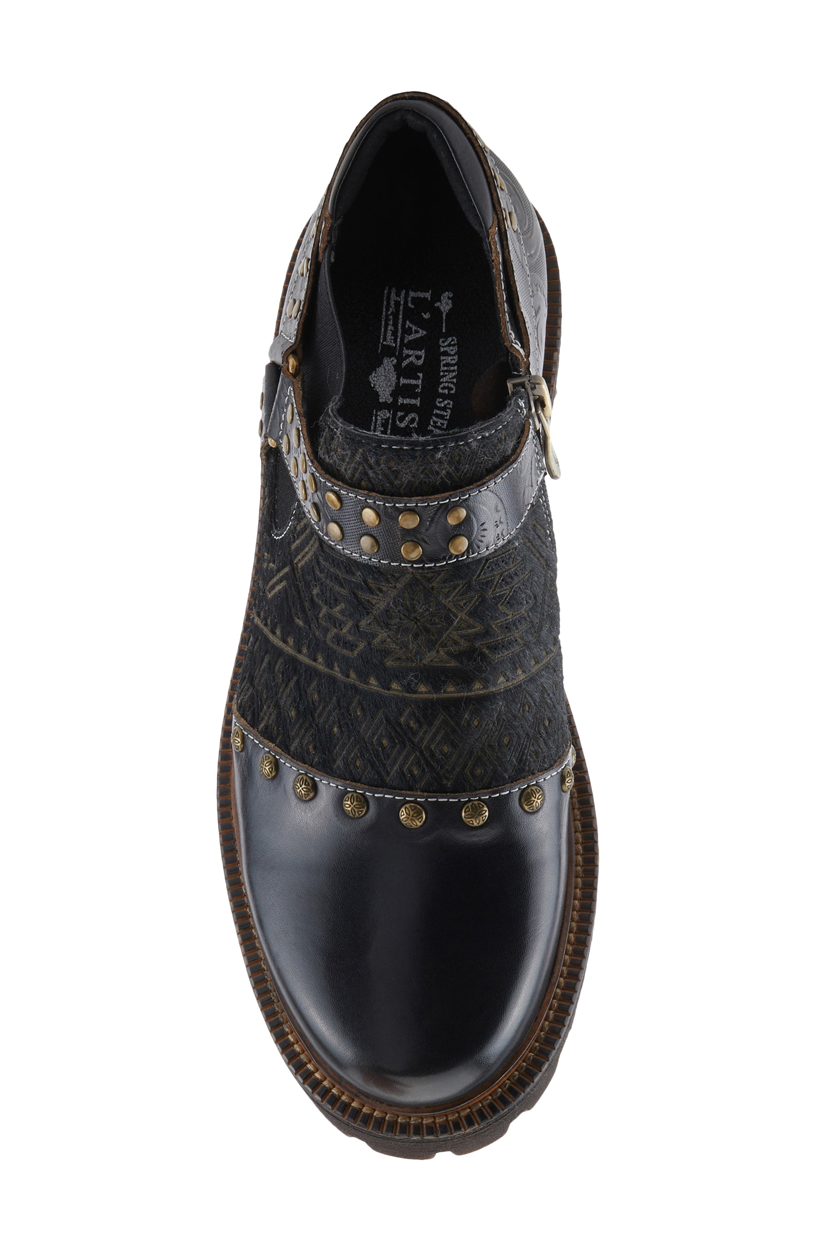 L'Artiste by Spring Step Noriella Bootie, Alternate, color, Black