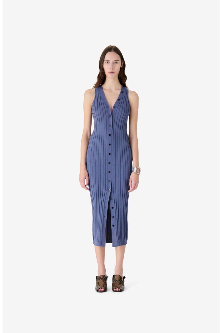 Lyliane Knit Dress, Main, color, Storm Blue