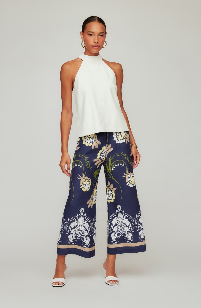 FIFTEEN TWENTY Alexis Faux Leather Top, Alternate, color, Bone