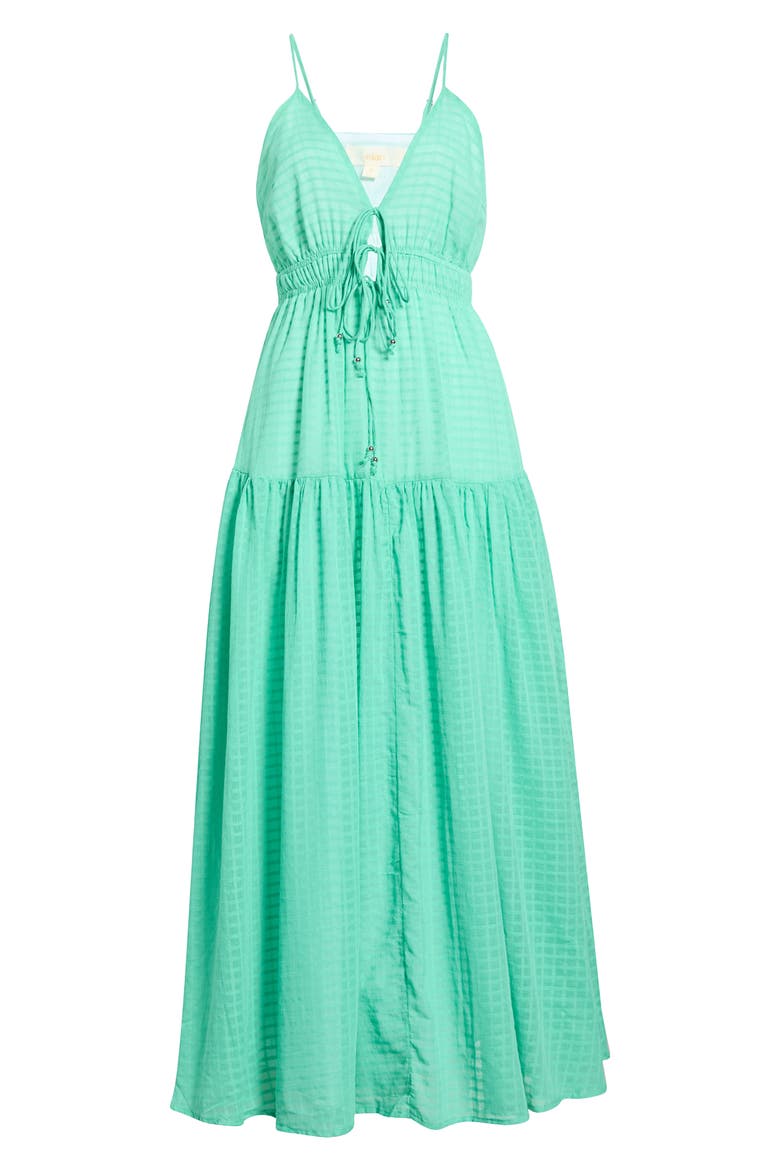 Sleeveless Tiered Cover-Up Maxi Dress, Alternate, color, MINT