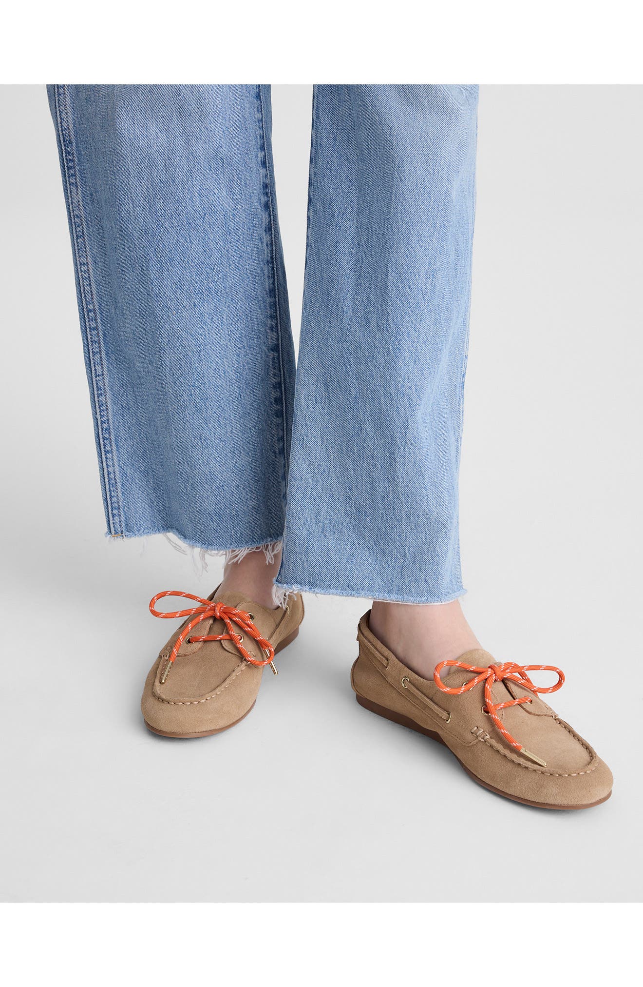 Madewell The Jamie Boat Shoe, Alternate, color, Walnut Shell