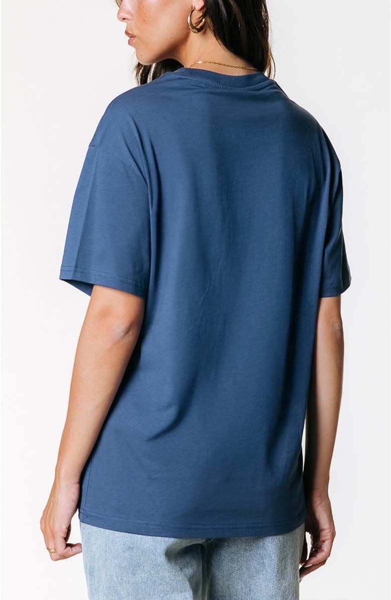 Colourful Rebel CR Ranch Loosefit Tee, Alternate, color, Denim Blue