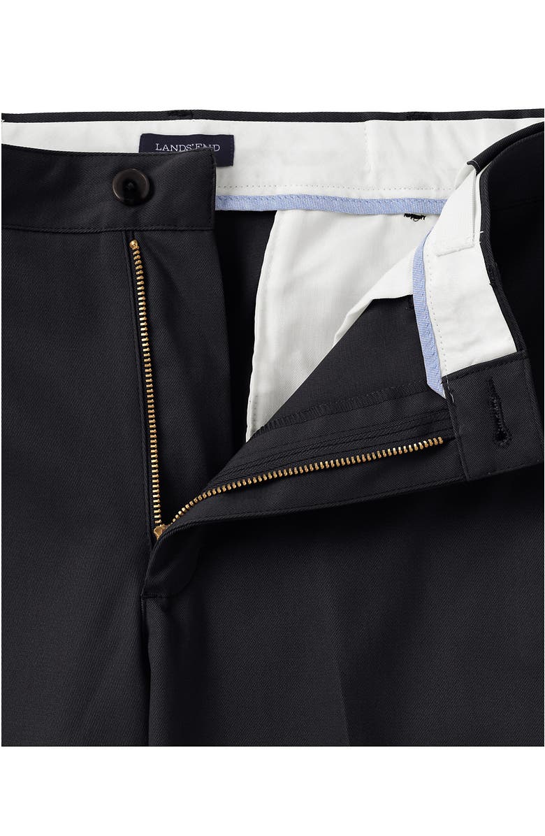 Lands' End Prehem Comfort Waist No Iron Chino Pants, Alternate, color, Black