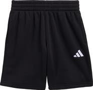 adidas Kids' 3-Bar Fleece Shorts