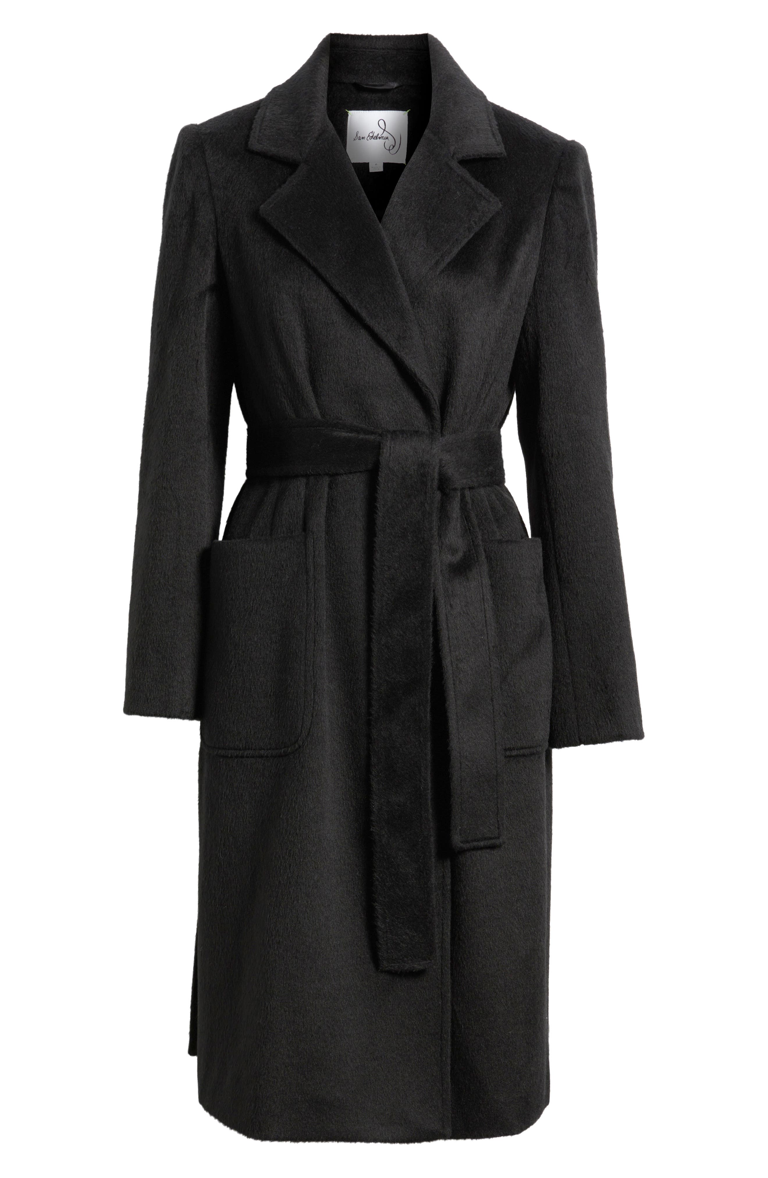 Женские куртки Sam Edelman Longline Wrap Coat — фото 6