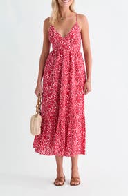 vineyard vines Sconset Cotton Seersucker Maxi Sundress