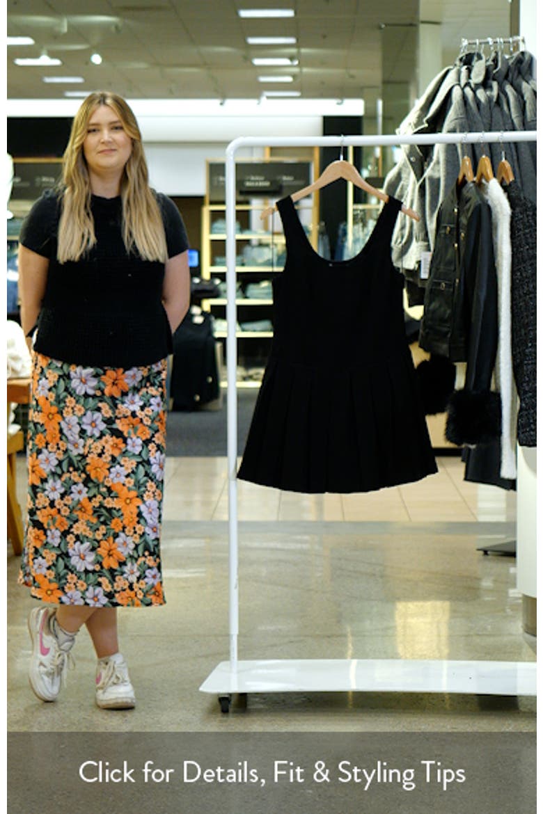 Pleated Sleeveless Minidress video