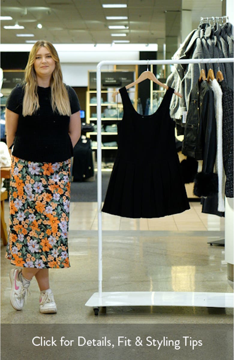 Pleated Sleeveless Minidress, sales video thumbnail