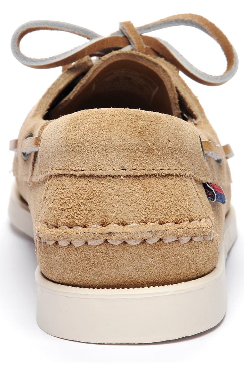 Sebago Portland Roughout Boat Shoes, Alternate, color, Beige Camel