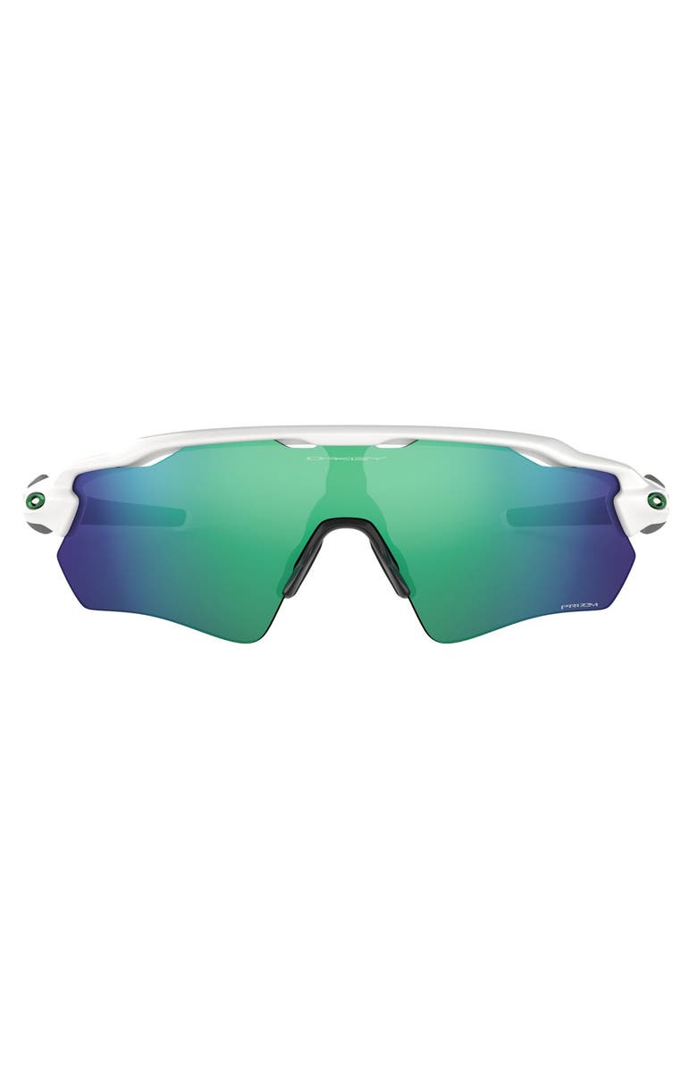 Oakley Radar<sup>®</sup> EV Path<sup>®</sup> 138mm Prizm<sup>™</sup> Wrap Shield Sunglasses, Main, color, White