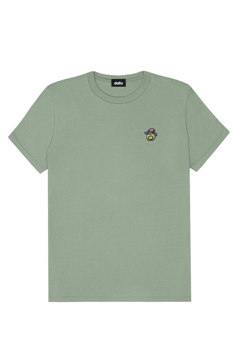 Sorcerer Frog Tee, Alternate, color, Sage