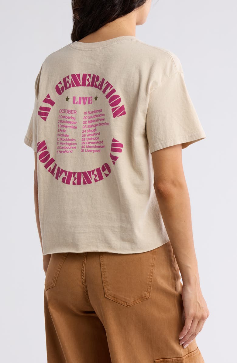 Junk Food The Who 1965 My Generation Tour Graphic T-Shirt, Alternate, color, 