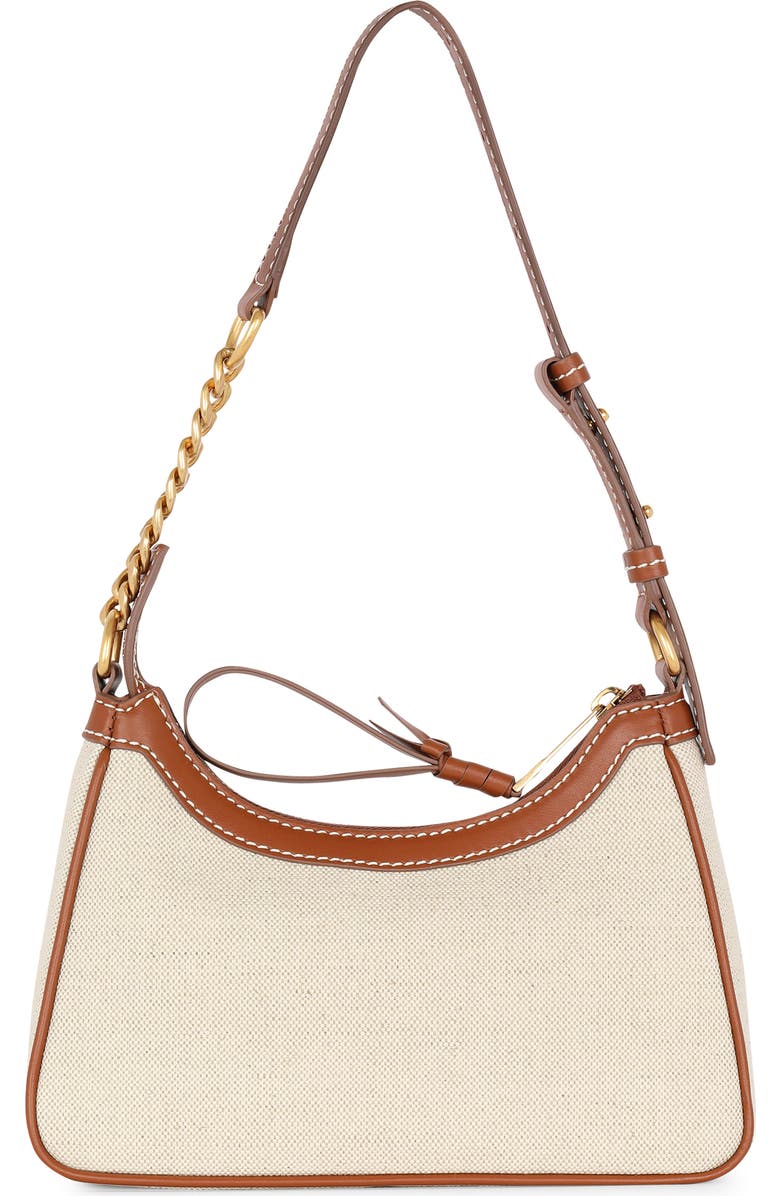 Balmain B-Army Canvas & Leather Shoulder Bag, Alternate, color,