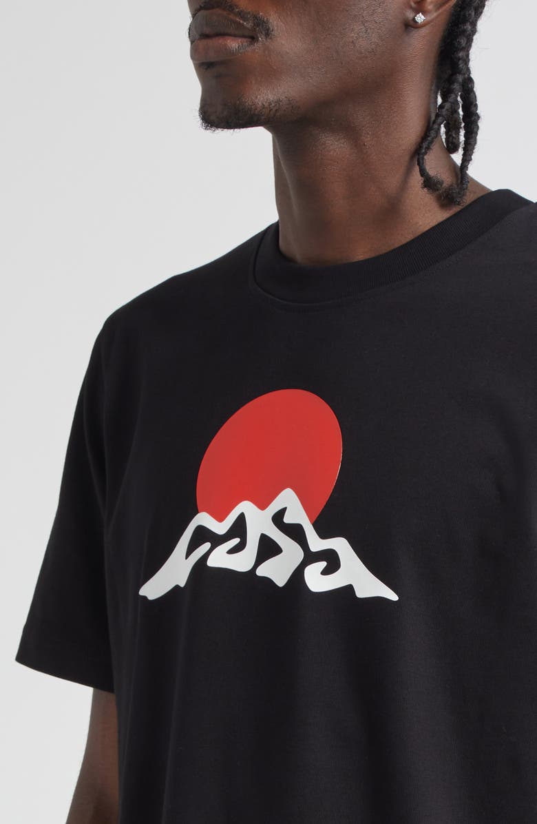 Casablanca Montagne Organic Cotton Graphic T-Shirt, Alternate, color, Casablanca Montagne White Snow