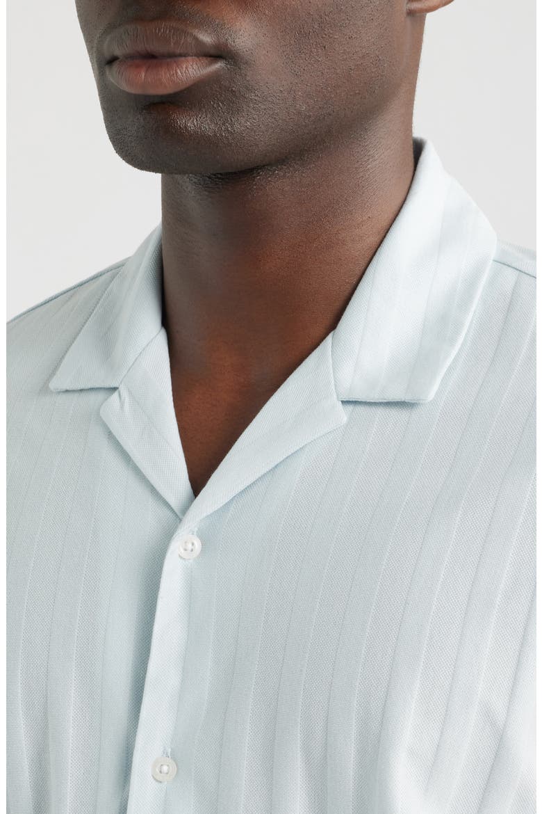 Sampson Short Sleeve Woven Shirt, Alternate, color, SOFT BLUE