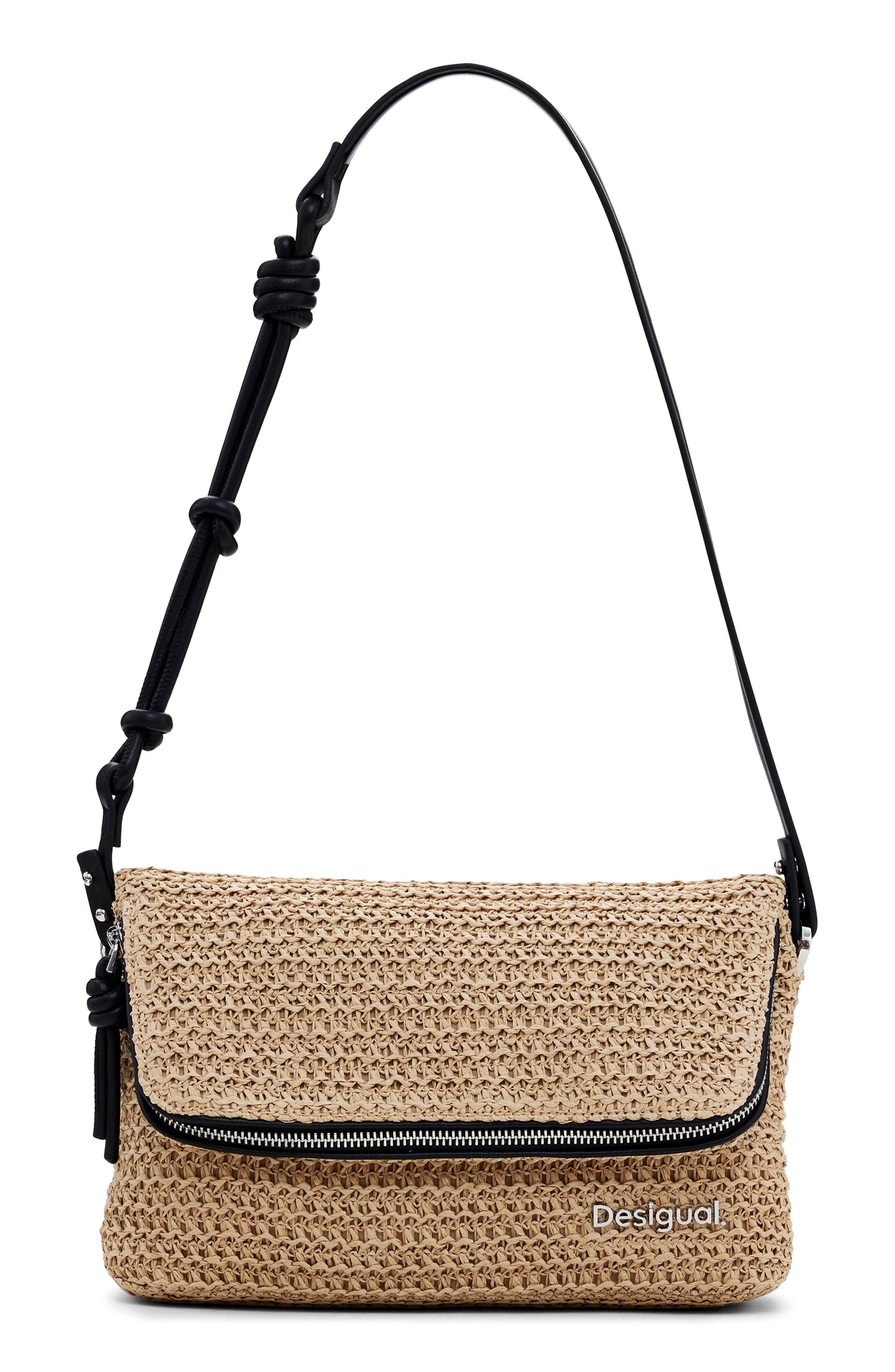 Desigual Across Body Bag, Main, color, Dark Beige