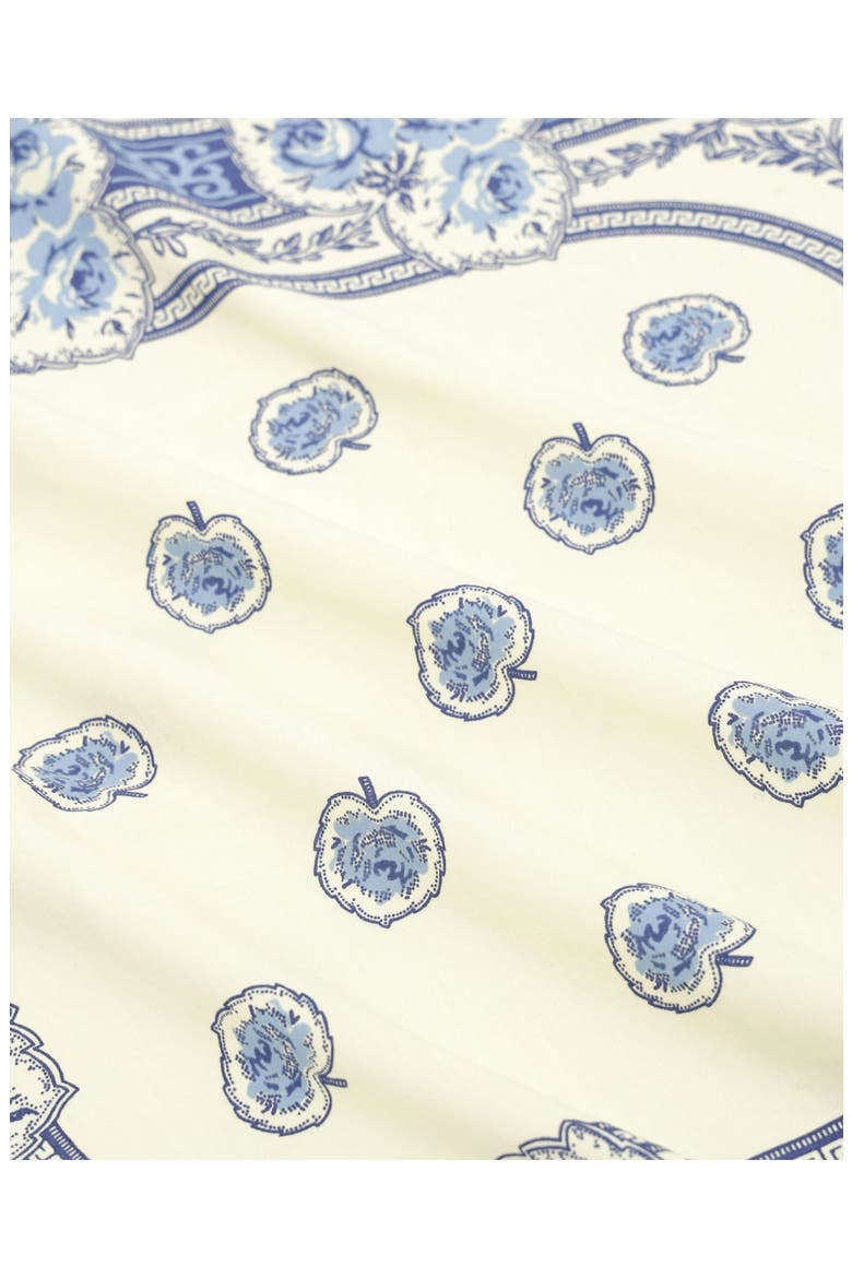 Floral Print Cotton Bandana, Alternate, color, Cream