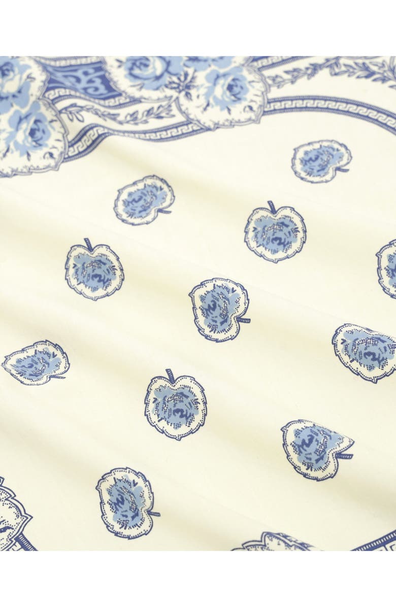 Fortela Floral Print Cotton Bandana, Alternate, color, Cream