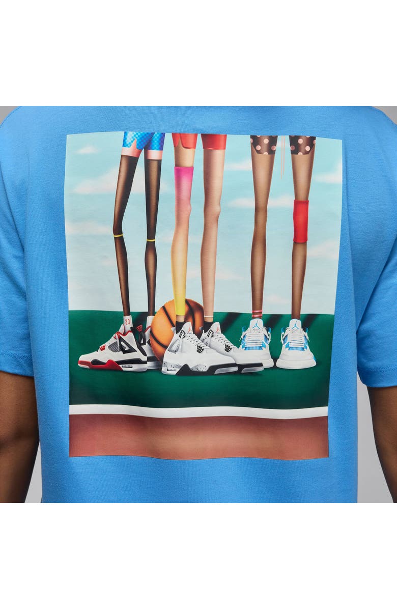 Jordan x Darien Birks Artist Series Cotton Graphic T-Shirt, Alternate, color, 