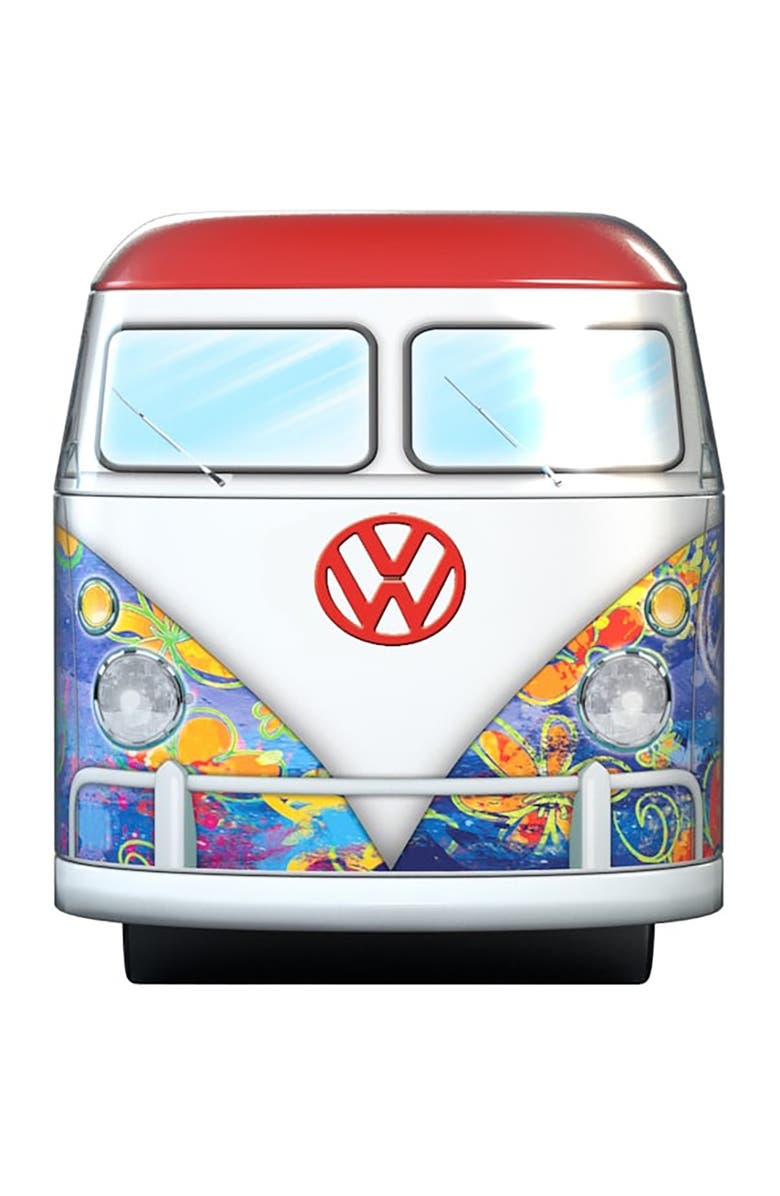 Eurographics VW Wave Hopper Bus Shaped Tin Puzzle, 550pcs, Alternate, color, Multicolored