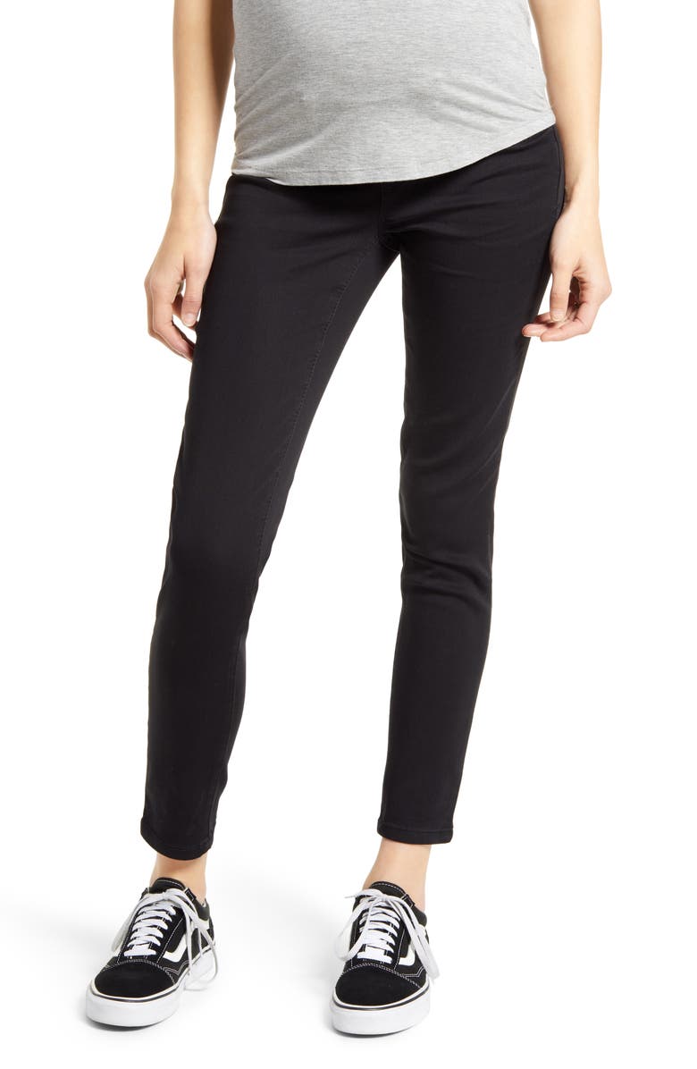 1822 Denim Silky Denim Maternity Ankle Skinny Jeans, Main, color,