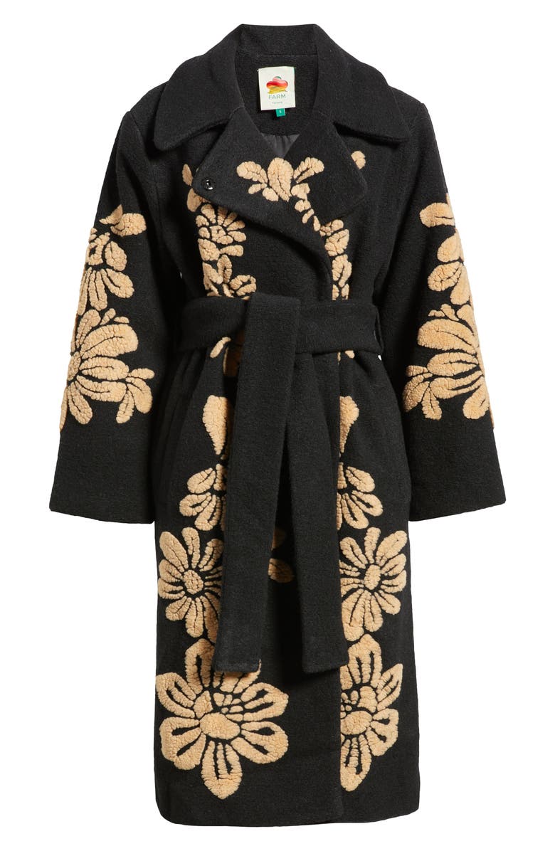 FARM Rio Bold Flowers Fleece Jacket, Alternate, color,