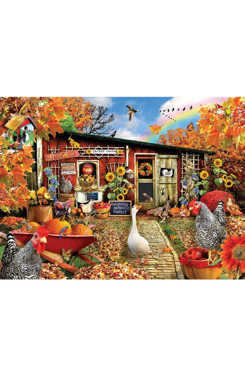 Sunsout Chicken Crossing 500 piece Jigsaw Puzzle for Adults Large Pieces, Alternate, color, Multicolor