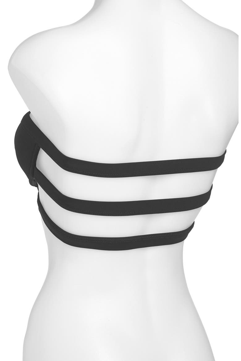 'Bouloux' Bikini Top, Alternate, color, BLACK