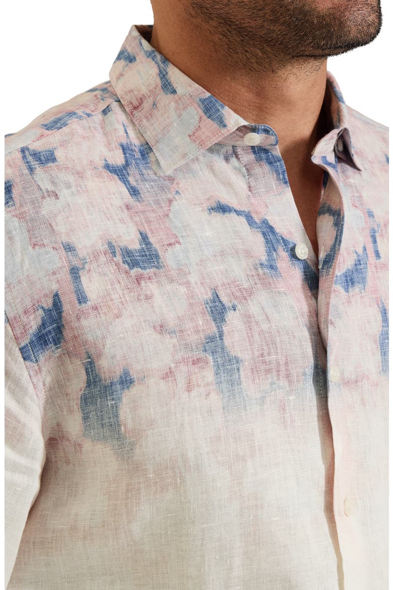 Alegra Fade Button-Up Shirt, Alternate, color, DEW DROP
