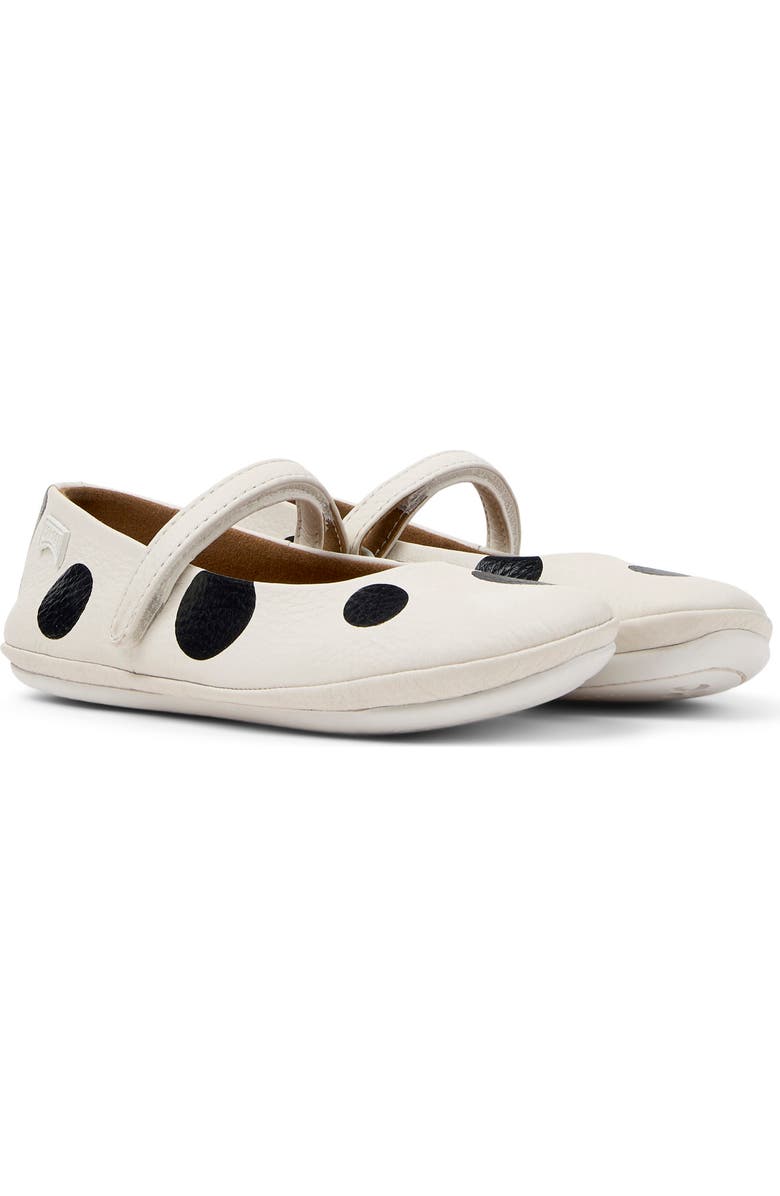 Camper Kids' Right Twins Mismatch Mary Jane Flat, Main, color, White Multi