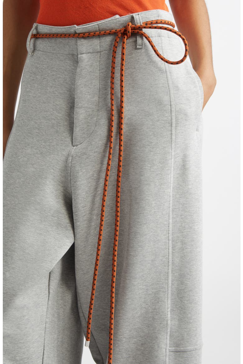 Cotton Blend Scuba Knit Wide Leg Pants, Alternate, color, GRANITE GREY MELANGE