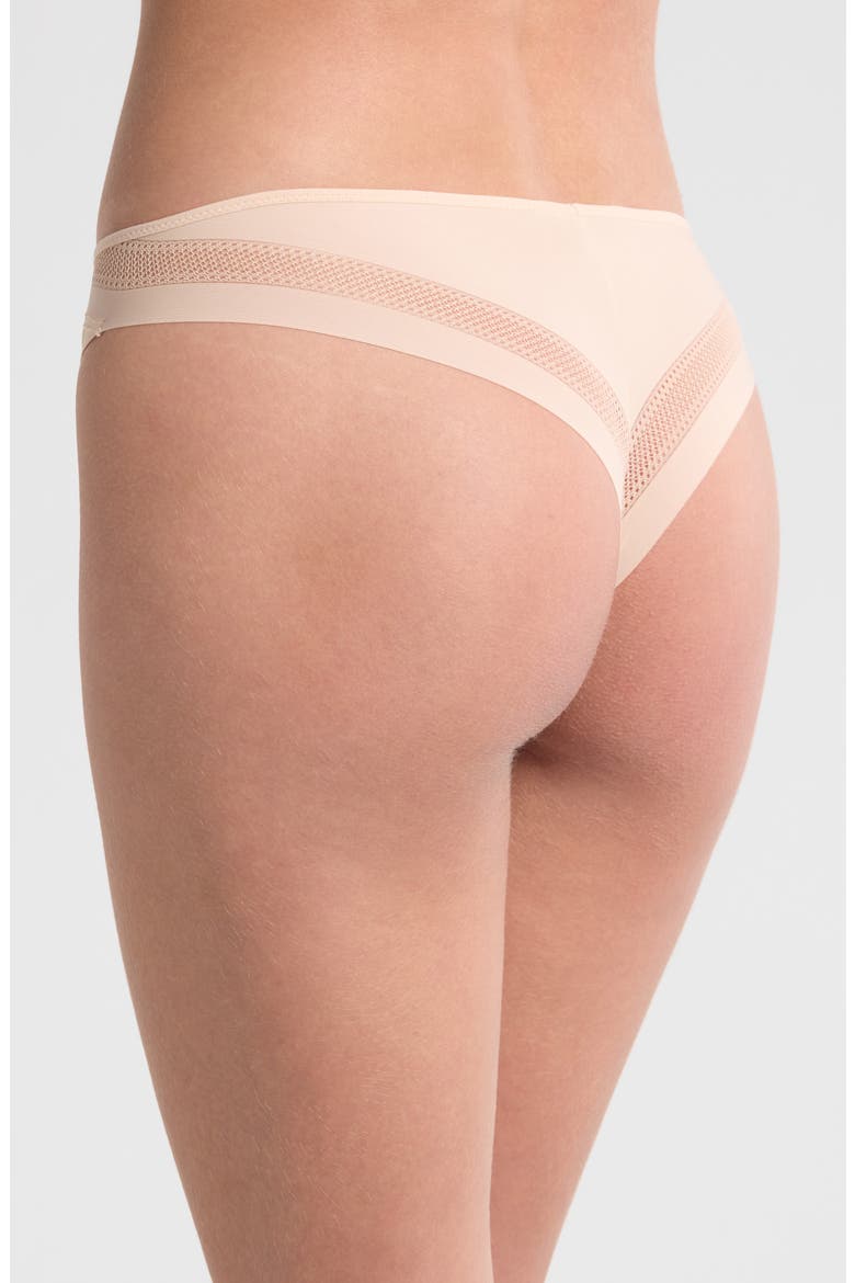 Easy Bliss Tanga Thong, Alternate, color, NUDE BLUSH