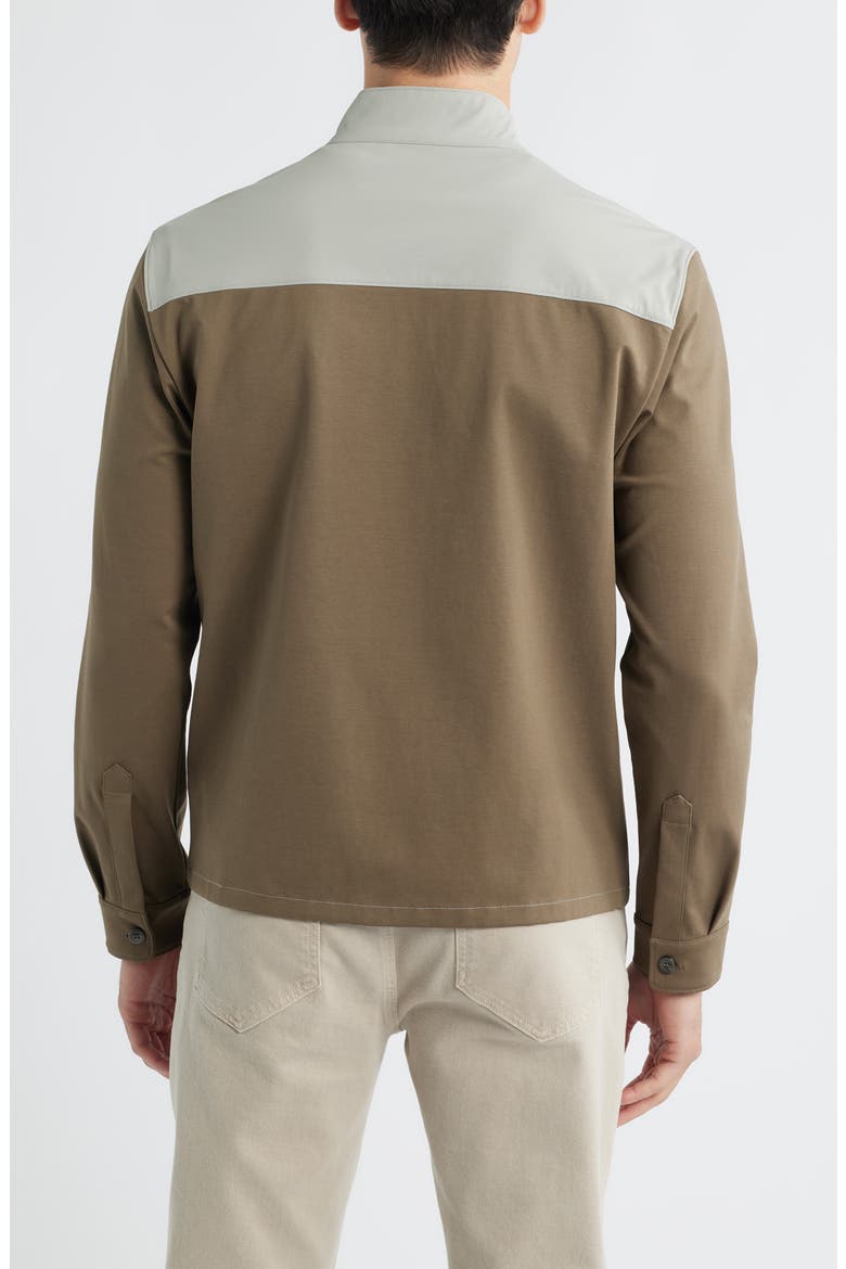 Milano Water Repellent Zip Jacket, Alternate, color, KHAKI