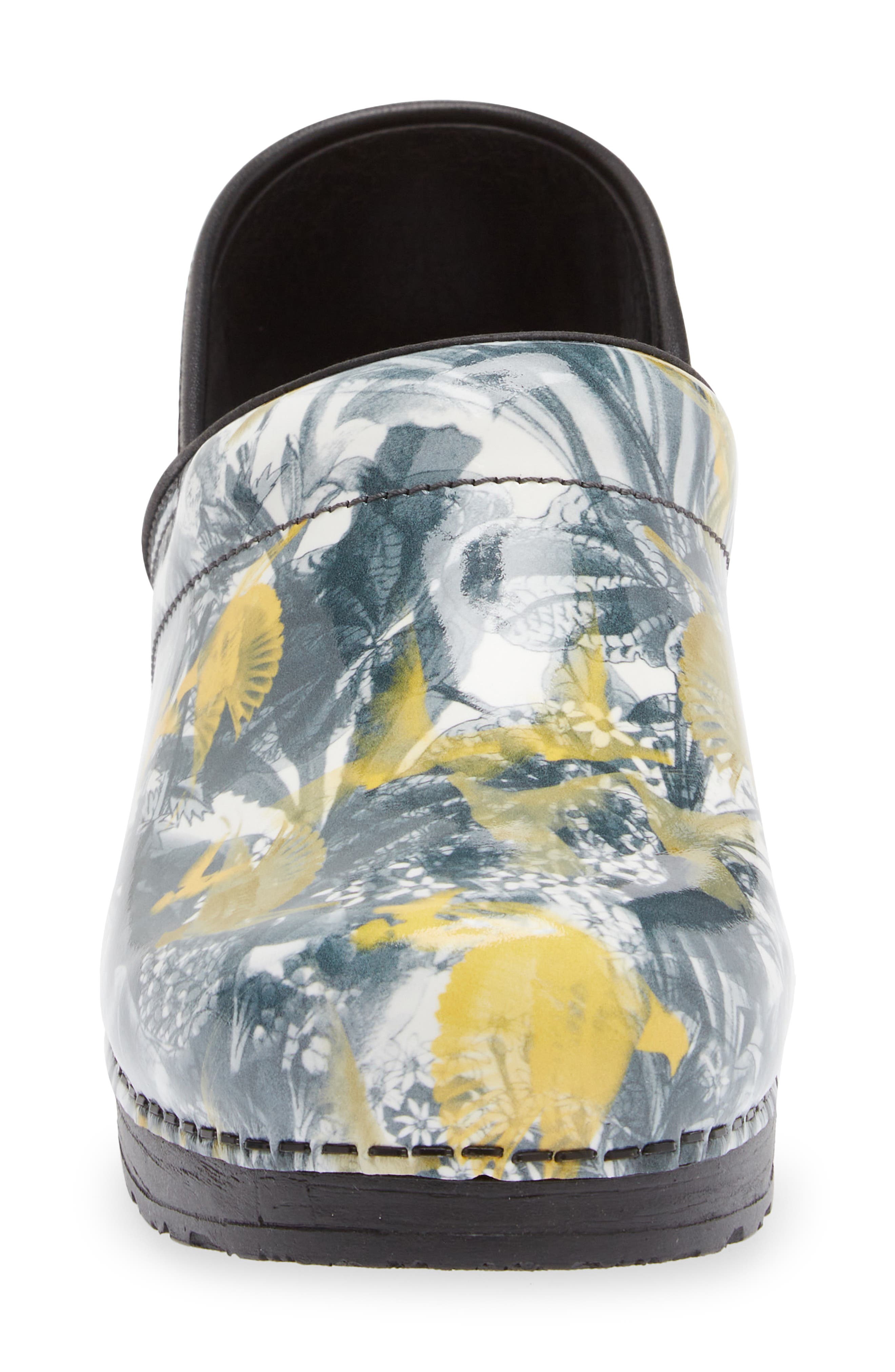 Sanita Flyaway Clog, Alternate, color, Yellow/ Grey