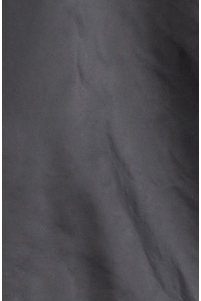 Midlength Nylon Leadenham Trench Coat, Alternate, color, BLACK