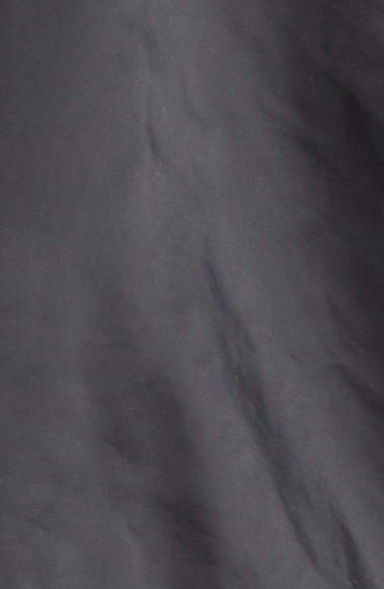 Burberry Midlength Nylon Leadenham Trench Coat, Alternate, color, Black