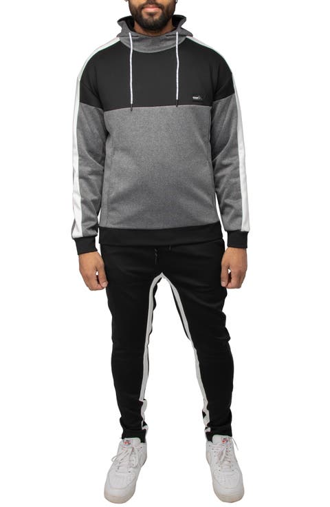 Colorblock Pullover Hoodie & Joggers
