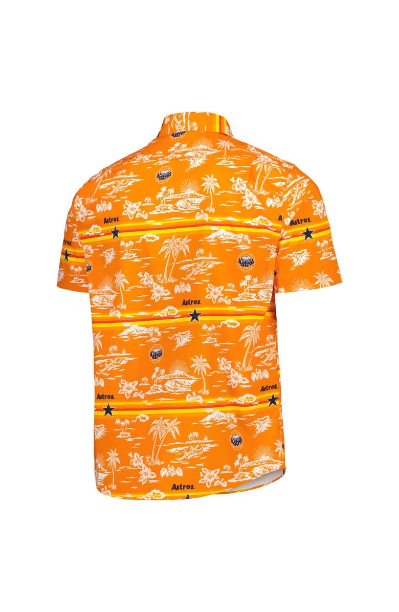 Reyn Spooner Men's Reyn Spooner Orange Houston Astros Kekai Button-Down Shirt, Alternate, color, Orange