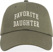Favorite Daughter All Caps Logo Baseball Cap