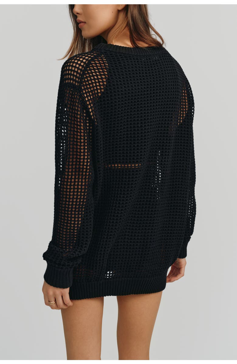 Kathryn McCarron Freja Boyfriend Sweater, Alternate, color, Black