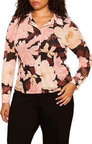 Sanctuary Fitted Mesh Button-Up Shirt