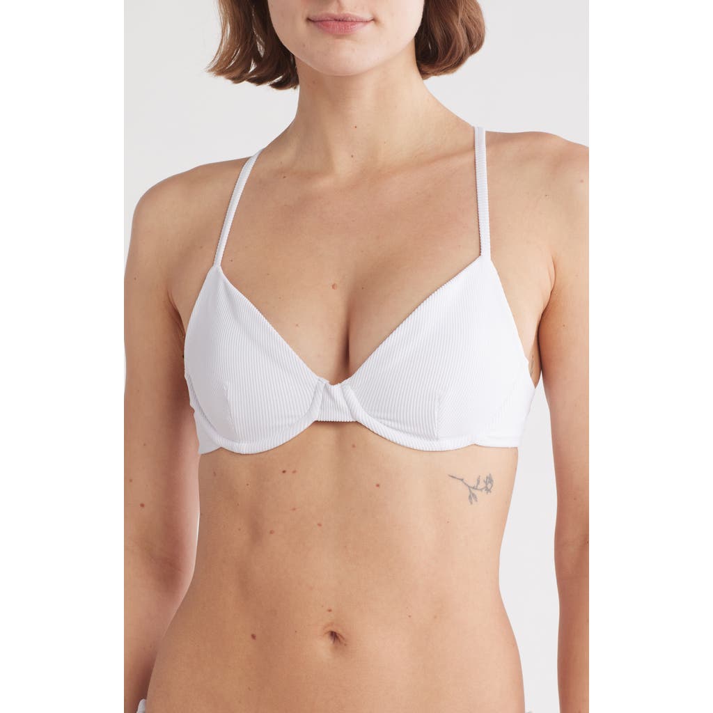 Beach Riot X Revolve Camilla Bikini Top In White