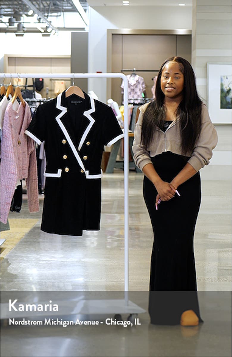 Terry Cloth Blazer Romper, sales video thumbnail