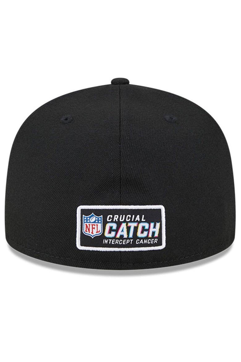 Men's New Era  Black New York Jets 2023 NFL Crucial Catch 59FIFTY Fitted Hat, Alternate, color, Black