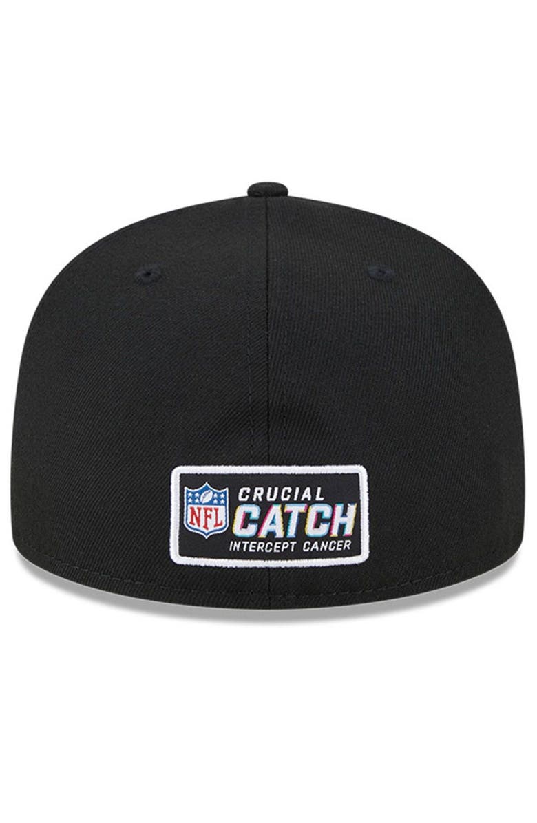 New Era Men's New Era Black New York Jets 2023 NFL Crucial Catch 59FIFTY Fitted Hat, Alternate, color, Black