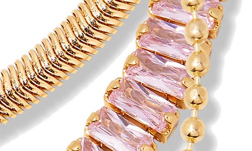 Brook & York Priya Birthstone Tennis Bracelet In Gold October