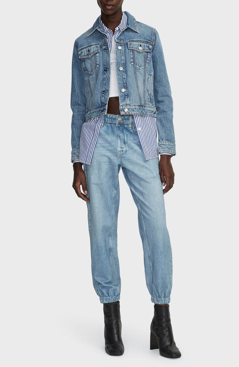 rag & bone rb Miramar Cotton Terry Jogger Sweatpant Jeans, Alternate, color, Kacy